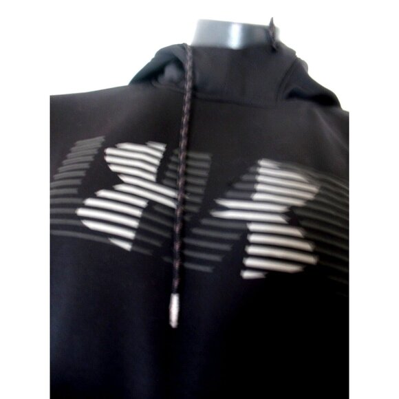 Under Armour Unisex Black/Gray Sweatshirt Hoodie Large - Picture 3 of 13